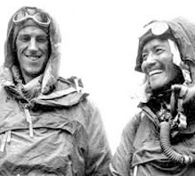 Edmund Hillary a Tenzing Norgey